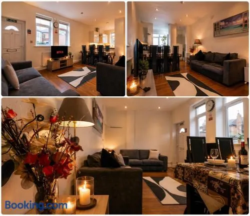 Clapham Common Sleeps 10 Free Parking for 4 Cars and Vans 2 Bed 2 Bath 5 min to Metro Zone 2 - Image 1