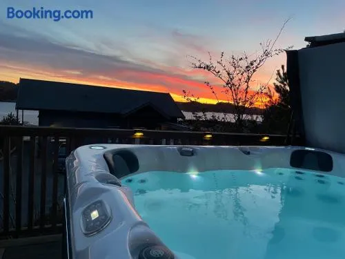 Seaside cottage with hot tub and sauna sleeps 11 - Image 1