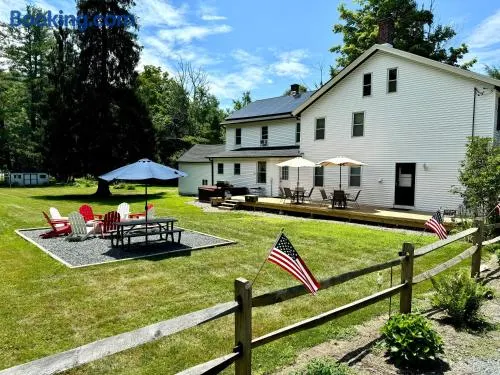 Berkshire Retreat Grand Home with Hot Tub and Large Yard, 5 mins from Jiminy Peak - Image 1