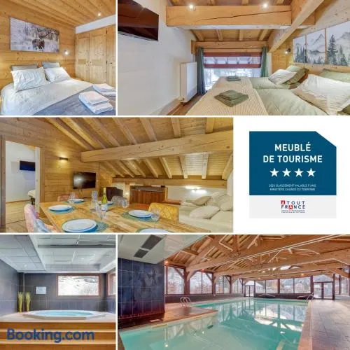 Appartement LE BUET skis aux pieds, piscine & Spa - Image 1