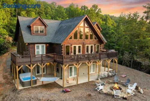 Laurel Creek Falls - Luxury Log Cabin with Hot Tub, Game Room and Theater - Image 1