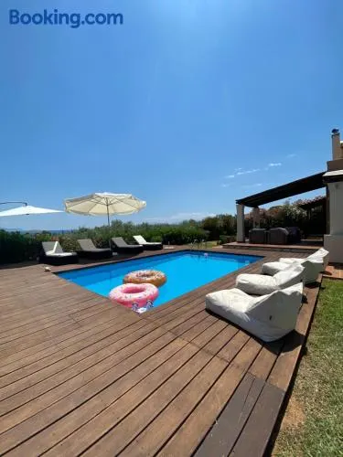 Georges Villa Galaxidi, family, pool and garden - Image 1