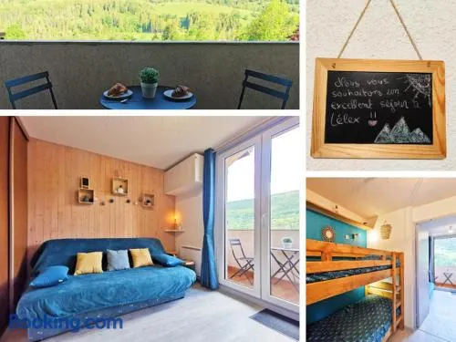 Studio Lélex - classé meublé de tourisme 2 étoiles - pied des pistes - vue montagne - Image 1