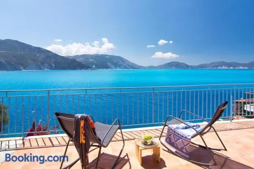 Asos Luxury Seafront Villas, Kefalonia, 100m beach & center, 4 stars services, Parking - near Myrtos - Fiskardo - Image 1