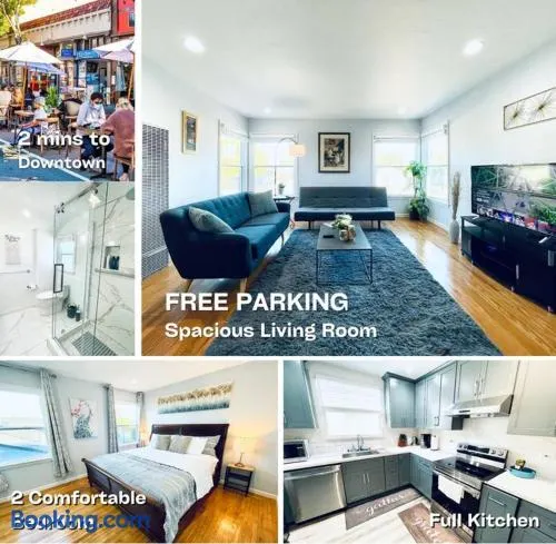 804- SanMateo Comfortable 2BR Home WiFI and free Parking - Image 1