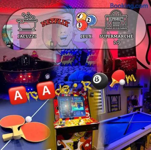 ArCaDe RoOm Jacuzzi, Arcade, Billard, Ping Pong - Image 1