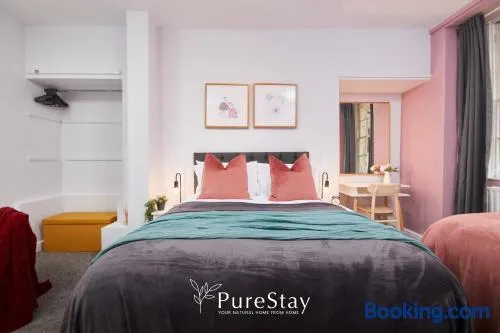 Elegant Apartment in Bath with Garden Sleeps 8 by PureStay - Image 1