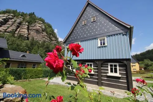 Oberlausitzer Ferienhaus mit Sauna -Gebirgshäusl Oybin- Zittauer Gebirge - Image 1