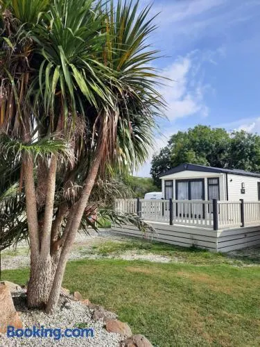 Luxury 6 berth caravan full decking - Image 1
