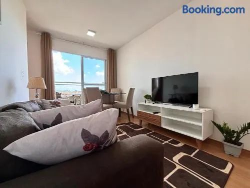 Apartamento com varanda 9 min da praia na Cohama - Image 1