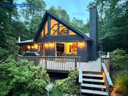 Luxe Lake Harmony Home, Game Room, Firepit, Deck - Image 1