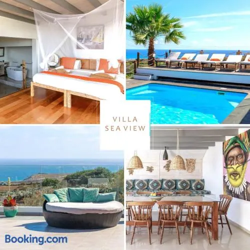 Sea View Villa mit 5 Schlafzimmern, Heated Pool, PS4, Fitnessraum - Image 1