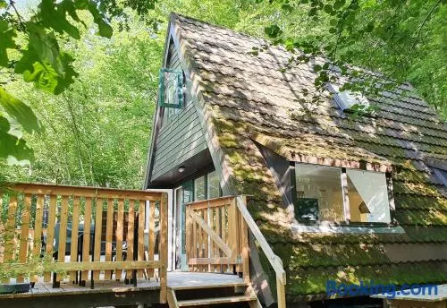 Moderne A-Frame midden in het bos, luxe vakantiehuis Durbuy - Image 1