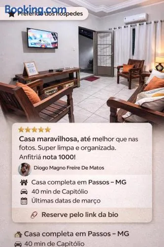 Casa luz e conforto Passos Capitólio - Image 1