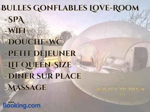 Bulles gonflables Love Room - Love Home XO - Image 1