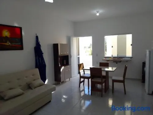 Sol Apartamento 4 - Quarto e sala com varanda e cozinha americana na praia do prea-CE - Image 1