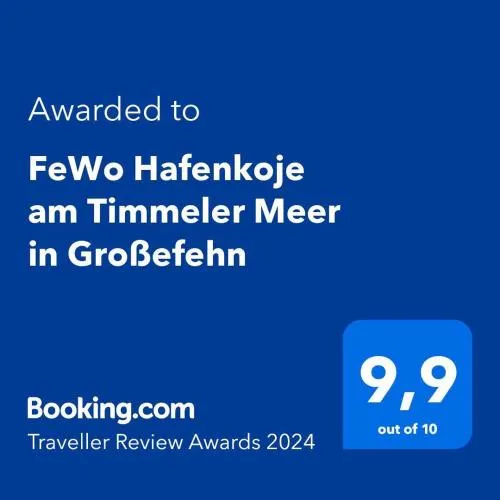 FeWo Hafenkoje am Timmeler Meer in Großefehn - Image 1