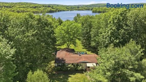 Lakefront Hot Tub Retreat Gig WiFi 75 TV Dock Sleeps 16 - Image 1