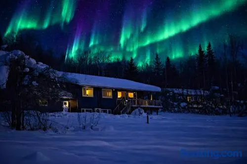 Whole House Aurora View with Hot tub, Sauna and AC - Image 1