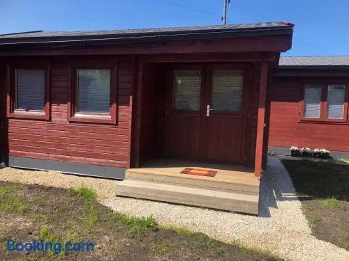 WOMOCAMP Holzhütte 2 with shared WC - Image 1