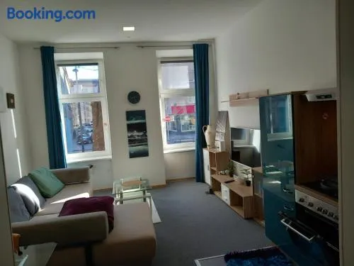 Gutbau com, Whole Apartment 4u, Self-Check-in, Top-Location, Underground & Shops under window, 3-5min Walking to Swimming & footbal Stadion, Wake-up in sunshine - Image 1