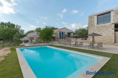 Villa vue sur les champs piscine - Image 1