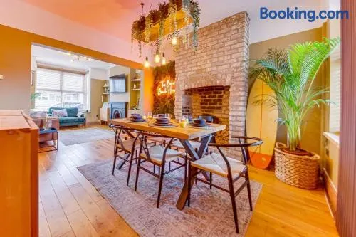 Boho Beach House Hot Tub, 3 Bedroom - Image 1