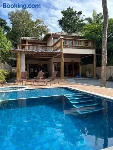 Full-service Casa Trancoso, new house, 10 mins walk to Beach & Quadrado - Image 1
