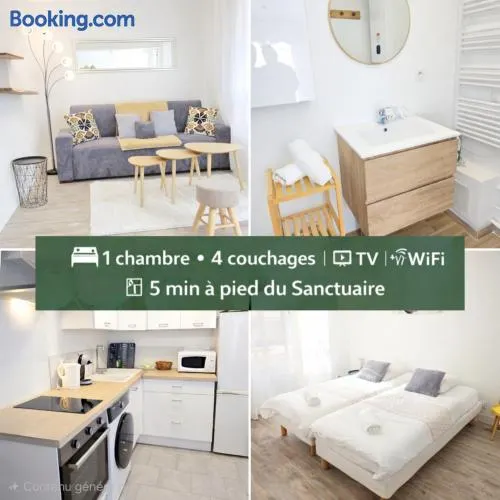 T2 du Sanctuaire 400 m de la grotte Lourdes wifi TV - Image 1