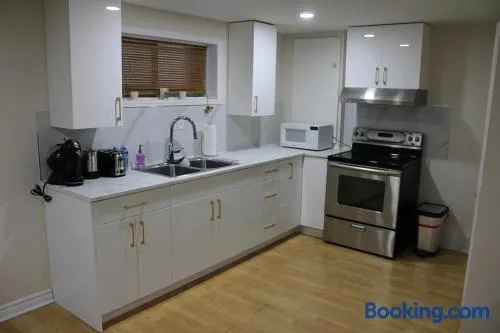 Perfect location brand new basement 1 bedroom full basement with kitchen in unit laundry separated - Image 1