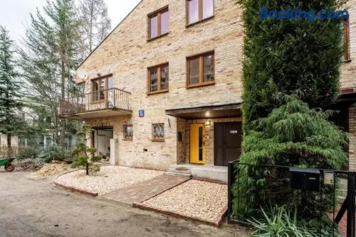 Golden Villa Saska Kępa Luxury Retreat with Garden & Design Interior - Image 1