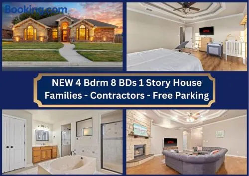 NEW Killeen house 8-10ppl families & groups pets - Image 1