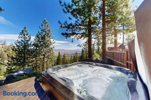Dog-friendly mountain retreat with private hot tub fireplace & views sleeps 8 - Image 1