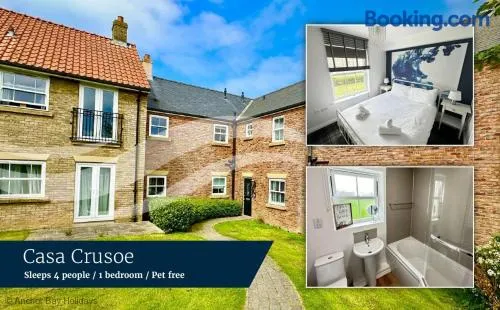 Casa Crusoe - Part of the The Bay Filey Holiday Village with pool, gym and direct beach access, pub, restaurant, tennis and meadows walks - Image 1