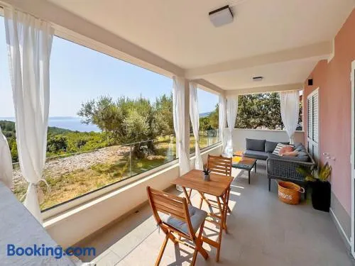 Studio Vesna with a terrace and sea view - Image 1