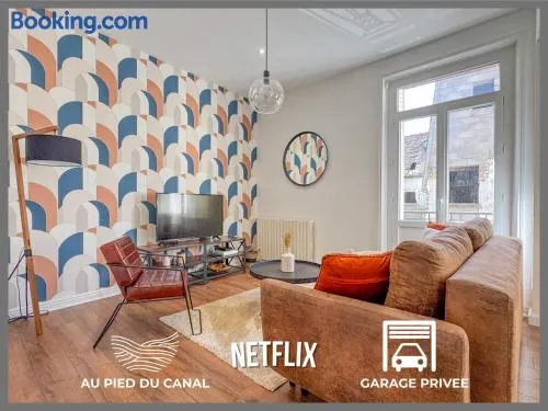 Le Canal,Hyper centre, Cosy, fibre, parking privée, 1 a 4 pers - Image 1