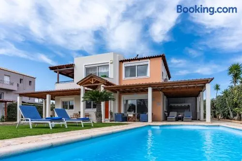 Athens Riviera Villa in Lagonissi with Pool & Garden - Image 1