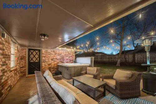 Luxury 4BR OKC Retreat w Hot Tub & Pool Table - Image 1