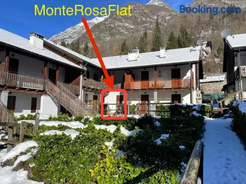 Appartamento vista Monte Rosa, giardino in Residence Walser a 10minuti da Macugnaga - MONTEROSAFLAT - Image 1