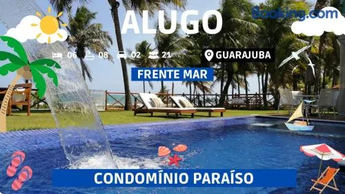 Casa Frente Mar 5 Suítes Guarajuba em Condomínio - Image 1