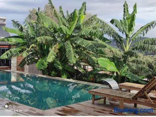 Stone Villa in the Pines Special Pool Garden BBQ and Jacuzzi for Two Families - Image 1