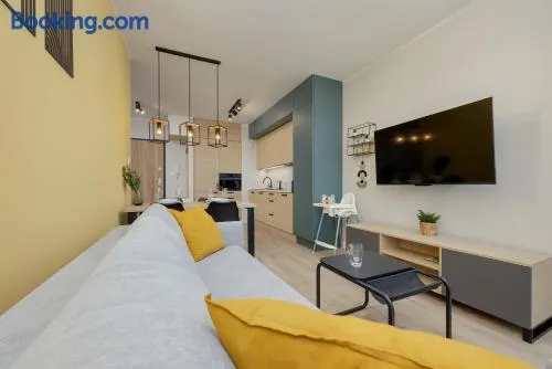 Unique Szczesliwa Apartment with Balcony Parking and AC by Noclegi Renters - Image 1