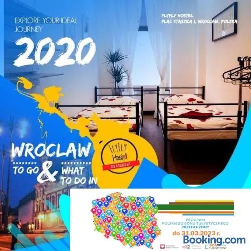 FlyFly Hostel , darmowy parking , rezerwuj przez urządzenia mobilne -10 procent - Image 1