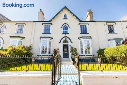 Abbey Lodge, Llandudno - Period Townhouse, 5 bedrooms & bathrooms, with Hot Tub & Private Parking - Image 1