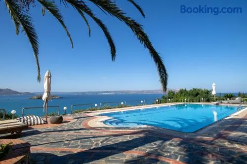 Crete Thea Beachfront Escape With Pool & SeaViews - Image 1