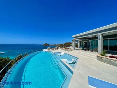 Luxe Pool Villa with Big Views and A Sandy Beach Nearby - Driftwood Villa - Image 1