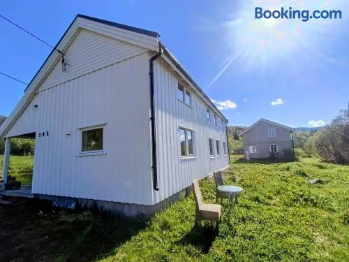 Fjord-view traditional Nordic stay in Sørfold - Image 1
