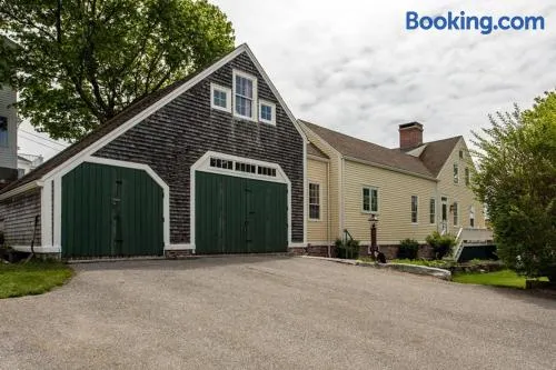 All-suite Boothbay Harbor home with deck, ocean views, and fireplaces - Image 1