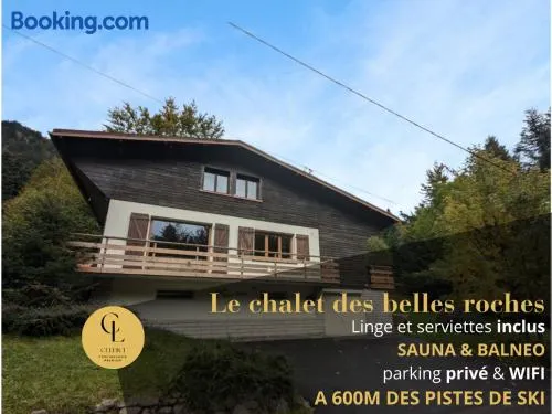 Chalet des Belles Roches, 14 pers, garden, sauna - Image 1