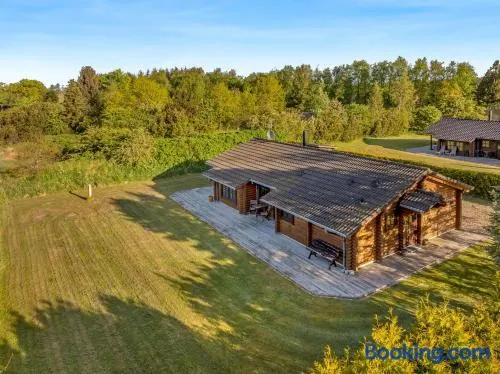 Well-Maintained Log House With Hot Tub, Sauna And Covered Terrace In Thy - Image 1